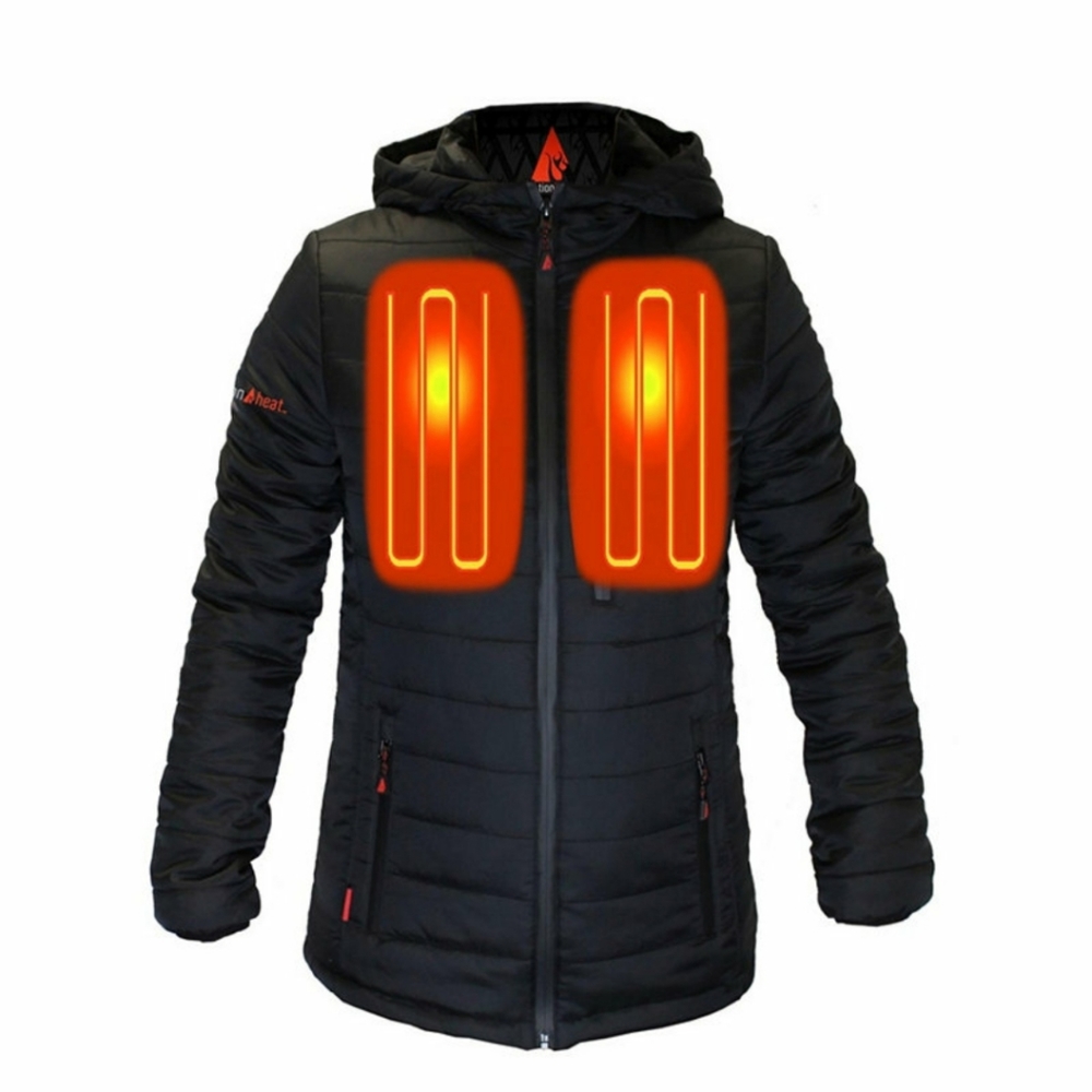Action Heat Women's heated winter coat Large